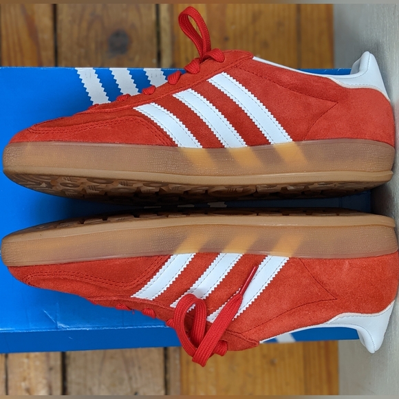 ⚡SOLD⚡Adidas Gazelle Indoor Sneaker in Better Scarlet Men's 5.5 Wmn's 7 - Picture 9 of 11